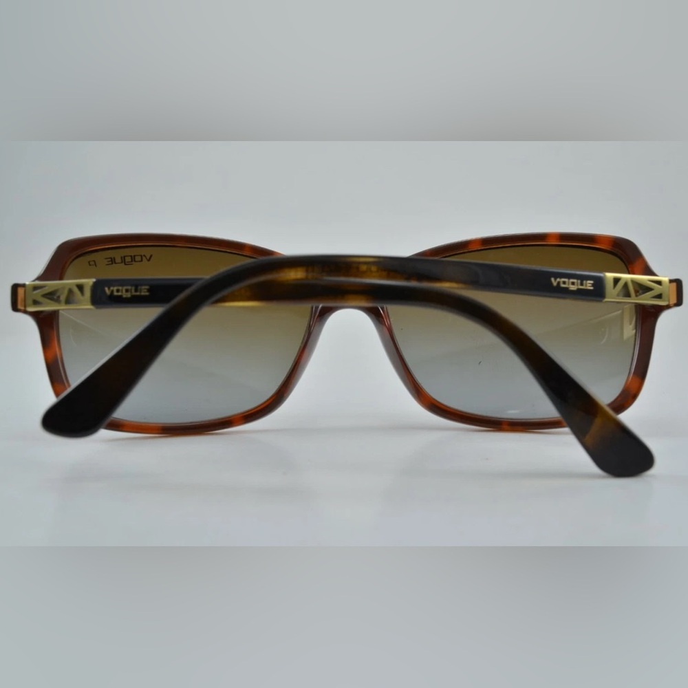 Vogue Polarized Havana Brown Sunglasses & Case ✨EUC Retail $189 - Picture 9 of 9